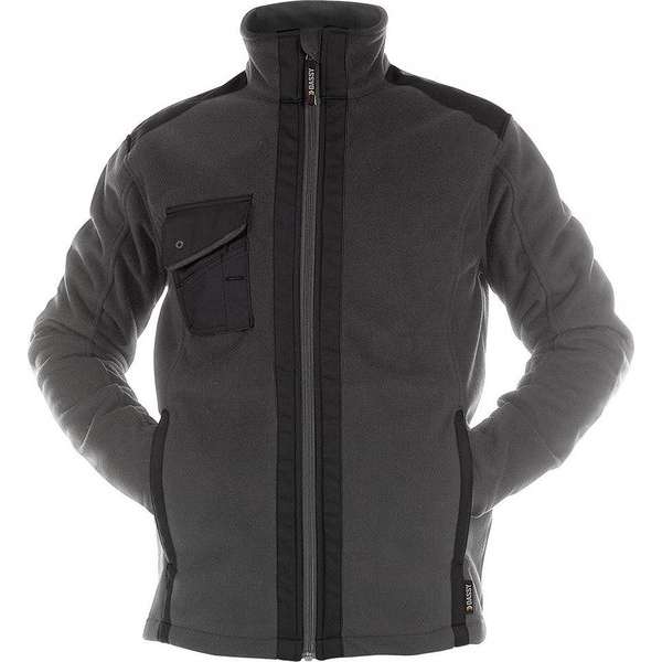 DASSY Croft DNA Fleece Werkjas Winddicht Donkergrijs/Zwart DASSY Croft DNA Fleece Werkjas Winddicht Donkergrijs/Zwart