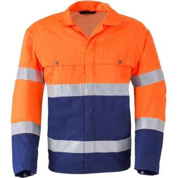 Havep 5105 Jack/Blouson Marine/Fluo Oranje maat 54