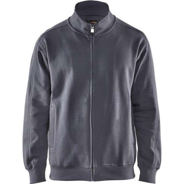 Blåkläder 3349-1048 Sweatshirt lange rits Grijs maat M Blåkläder 3349-1048 Sweatshirt lange rits Grijs maat M