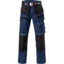 Havep Werkbroek Worker Pro 8730 - Indigo Blauw/Zwart/Zilvergrijs - 64