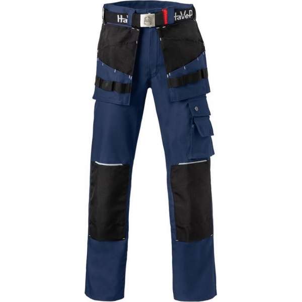 Havep Werkbroek Worker Pro 8730 - Indigo Blauw/Zwart/Zilvergrijs - 64 Havep Werkbroek Worker Pro 8730 - Indigo Blauw/Zwart/Zilvergrijs - 64