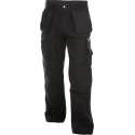 Dassy Texas Canvas holsterzakkenbroek met kniezakken 200595 - binnenbeenlengte Standaard (81-86 cm) - Zwart - 58
