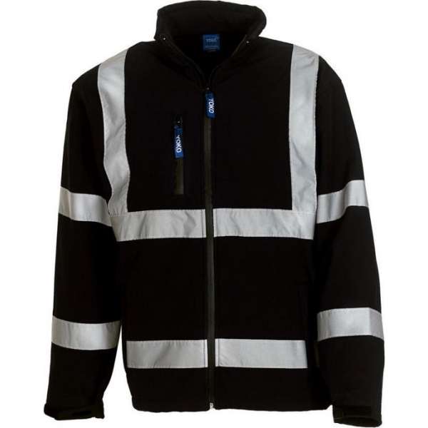 RWS softshell jas, S t/m 3XL XL Zwart