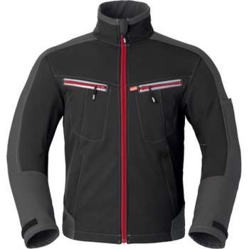 Havep 40145 Softshell Zwart/Charcoal Grijs maat XXL