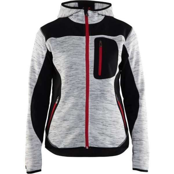 Blaklader Blåkläder 4931 Dames Vest met Softshell Grijs Mêlee/Zwart XXXL Blaklader Blåkläder 4931 Dames Vest met Softshell Grijs Mêlee/Zwart XXXL