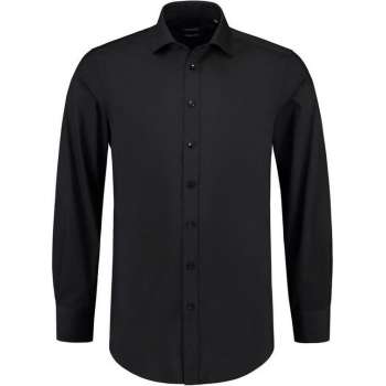 Tricorp 705008 Overhemd Stretch Slim Fit Zwart maat 42/5