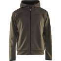 Blåkläder 3363-2526 Hoodie met rits Groen/Zwart maat M