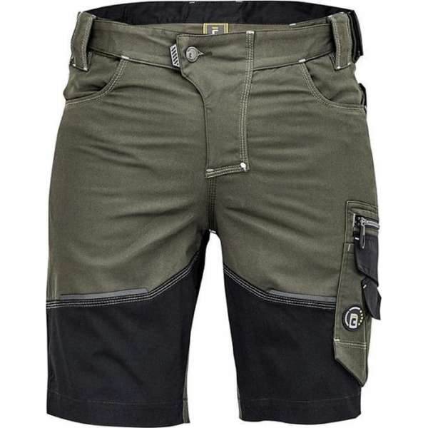 Cerva Neurum Classic korte werkbroek/short dark olive maat 56 Cerva Neurum Classic korte werkbroek/short dark olive maat 56