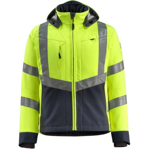 Mascot softshell Blackpool fluorgeel/marine