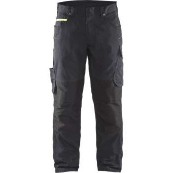 Blaklader Service werkbroek met stretch zonder spijkerzakken - Groen/Zwart - C154