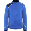 Blaklader Blåkläder 4943 Gebreid Sweatshirt 1/2 rits Korenblauw/Wit 4XL