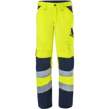 Havep 80228 Werkbroek Fluo Geel/Marine maat V28