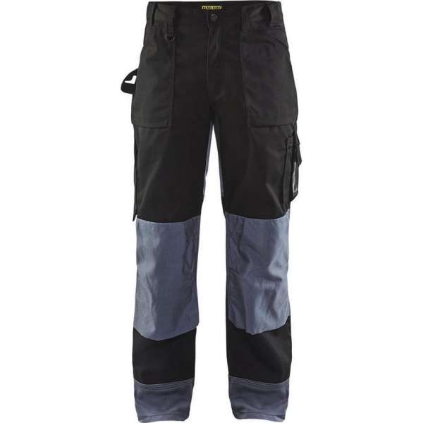 Blaklader Werkbroek zonder spijkerzakken - Zwart/Grijs - C50 Blaklader Werkbroek zonder spijkerzakken - Zwart/Grijs - C50