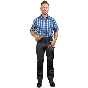Broek voor werk en hobby, kleur grijs koninklijk, maat 56