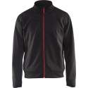 Blåkläder 3362-2526 Service Sweatshirt met rits Zwart/Rood maat M