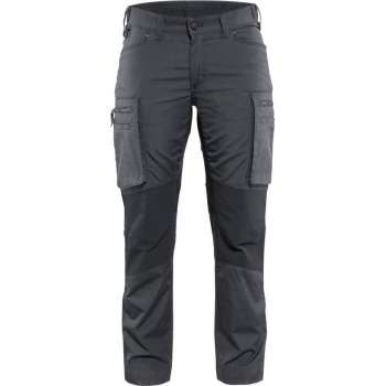 Blåkläder 7159-1845 Dames service werkbroek stretch Donkergrijs/Zwart maat 32