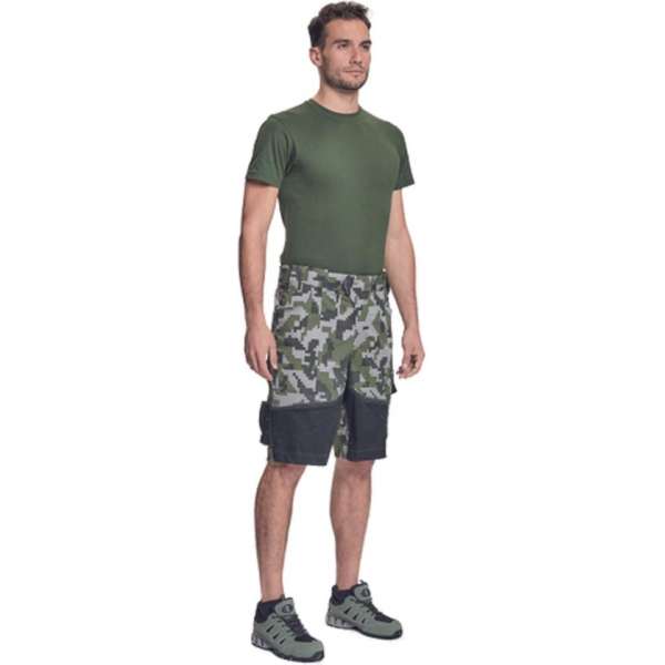 Cerva Neurum camouflage short antraciet maat 56 Cerva Neurum camouflage short antraciet maat 56
