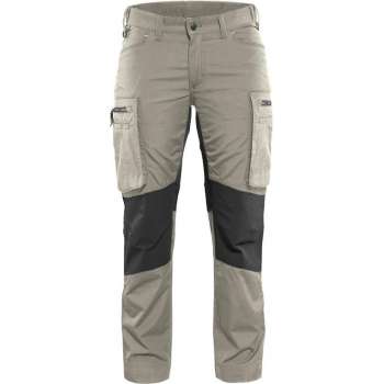 Blaklader Dames Service werkbroek Stretch 7159-1845 - Vrouwen - Khaki/Zwart - 44