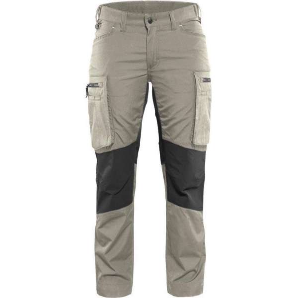 Blaklader Dames Service werkbroek Stretch 7159-1845 - Vrouwen - Khaki/Zwart - 44 Blaklader Dames Service werkbroek Stretch 7159-1845 - Vrouwen - Khaki/Zwart - 44