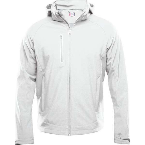 Clique Milford Softshell Wit maat S Clique Milford Softshell Wit maat S