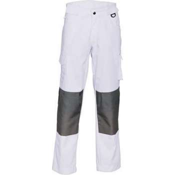 Havep Werkbroek Worker knz 8597 - Wit/Grijs - 64