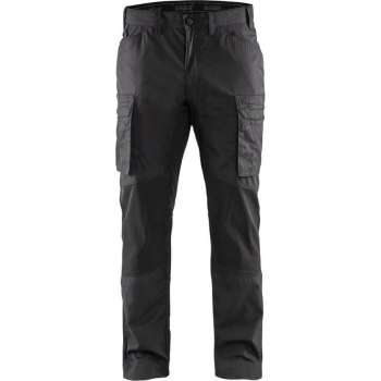 Blaklader Service werkbroek met stretch - Donkergrijs/Zwart - C60