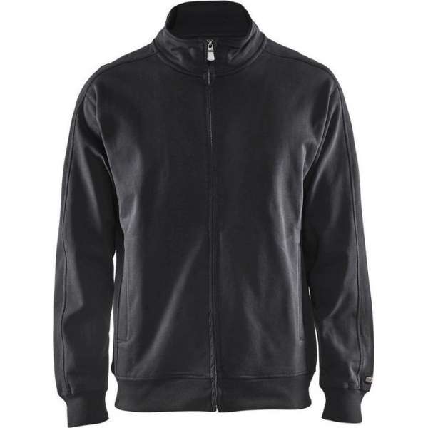 Blåkläder 3349-1048 Sweatshirt lange rits Zwart maat L Blåkläder 3349-1048 Sweatshirt lange rits Zwart maat L