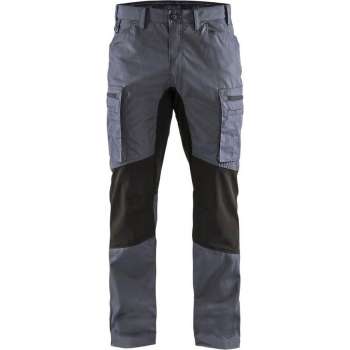 Blaklader Service werkbroek met stretch - Grijs/Zwart - C46