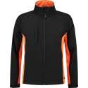 Tricorp Soft Shell Jack Bi-Color - Workwear - 402002 - Zwart / Oranje - maat XXS