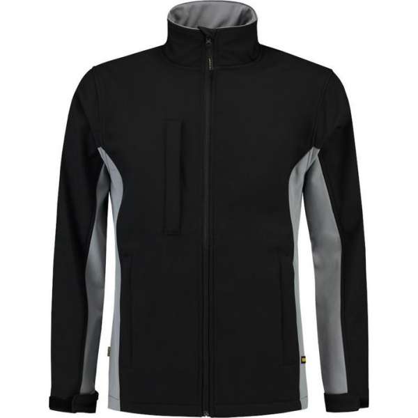 Tricorp Soft Shell Jack Bi-Color - Workwear - 402002 - Zwart / Grijs - maat 5XL Tricorp Soft Shell Jack Bi-Color - Workwear - 402002 - Zwart / Grijs - maat 5XL