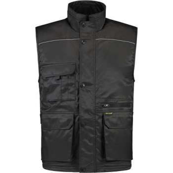Tricorp Bodywarmer industrie - Workwear - 402001 - zwart - Maat 4XL