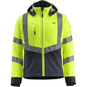 Mascot softshell Blackpool fluorgeel/marine