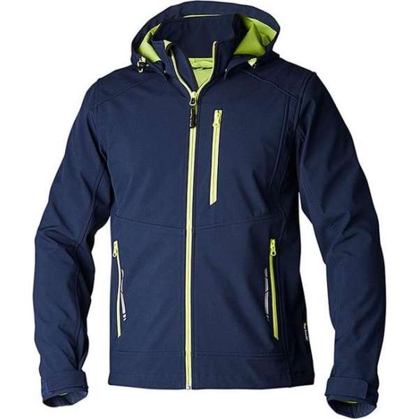 Top Swede 351 Softshell met Capuchon-Navy-3XL Top Swede 351 Softshell met Capuchon-Navy-3XL