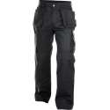 Dassy Oxford Holsterzakkenbroek met kniezakken 200444 (300 g/m2) - binnenbeenlengte Standaard (81-86 cm) - Zwart - 63