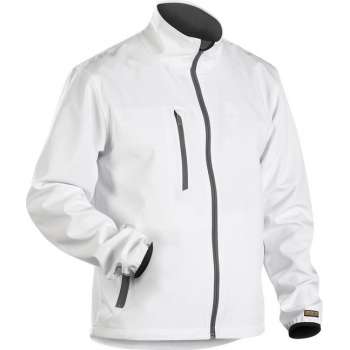 Blaklader Light Softshell Jack - Wit/Grijs - 2XL