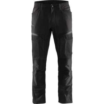 Blaklader Service werkbroek met stretch 1456-1845 - Mannen - Zwart/Donkergrijs - 60