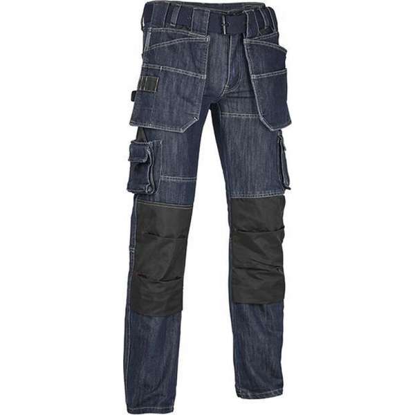 4work Malaga Werkbroek-Blauw-32-31 4work Malaga Werkbroek-Blauw-32-31