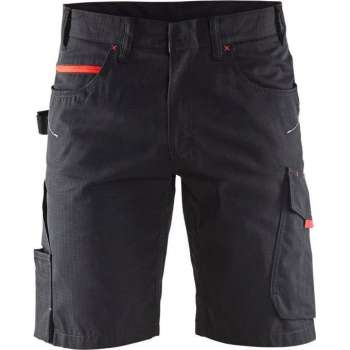 Blaklader Werkshort 1499 zwart/rood - maat C54