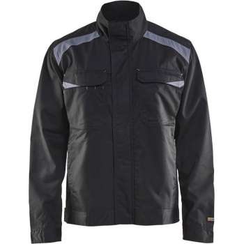 Blåkläder 4054-1800 Industriejack Ongevoerd Zwart/Grijs maat 4XL