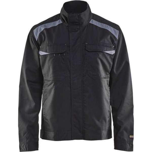 Blåkläder 4054-1800 Industriejack Ongevoerd Zwart/Grijs maat 4XL Blåkläder 4054-1800 Industriejack Ongevoerd Zwart/Grijs maat 4XL