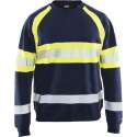 Blaklader Sweater High Vis - Marine/High Vis Geel - 6XL
