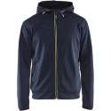Blåkläder 3363-2526 Hoodie met rits Donkerblauw/Geel maat L
