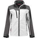 WorkWoman Softshell Jack Summer - 25081 wit / grijs - Maat L