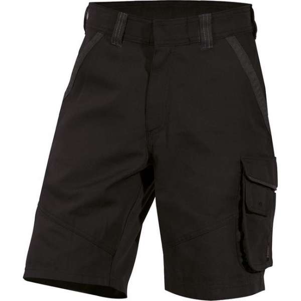 DASSY Smith DNA Canvas Korte Werkbroek Zwart/Grijs DASSY Smith DNA Canvas Korte Werkbroek Zwart/Grijs