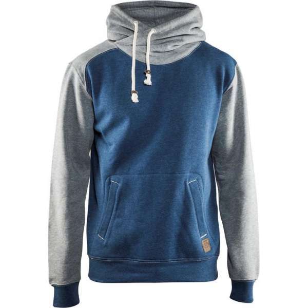 Blåkläder 3399-1157 Hooded Sweatshirt Limited Melange Blue/Grey maat L Blåkläder 3399-1157 Hooded Sweatshirt Limited Melange Blue/Grey maat L