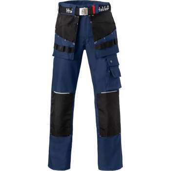 Havep Werkbroek Worker Pro 8730 - Indigo Blauw/Zwart/Zilvergrijs - 62