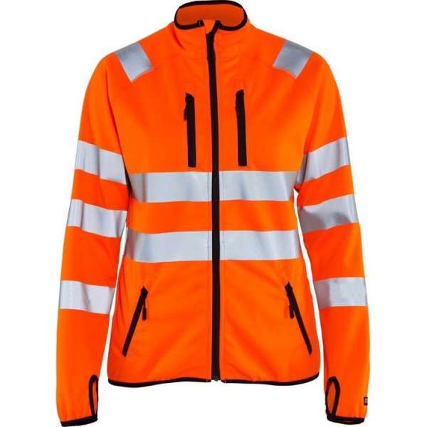 Blåkläder 4926-2512 Dames Softshell jack High Vis Oranje maat M Blåkläder 4926-2512 Dames Softshell jack High Vis Oranje maat M