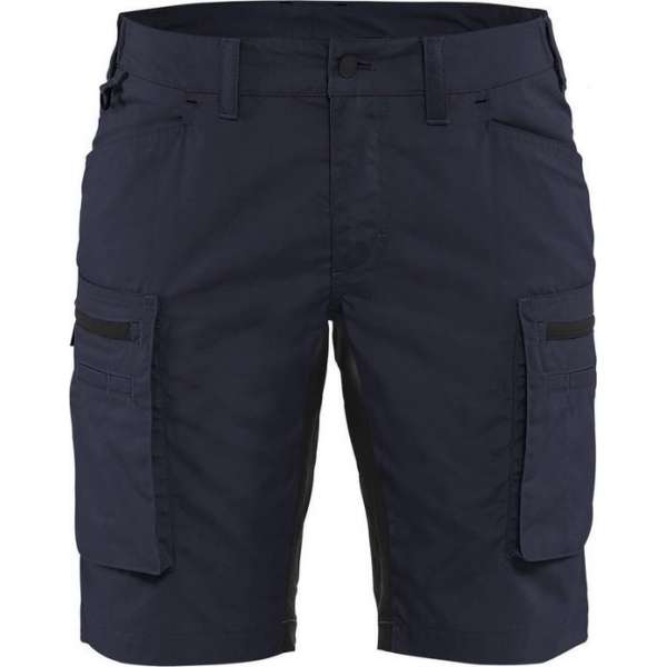 Blåkläder 7149-1845 Dames Service Short Donker marineblauw/Zwart maat 30 Blåkläder 7149-1845 Dames Service Short Donker marineblauw/Zwart maat 30