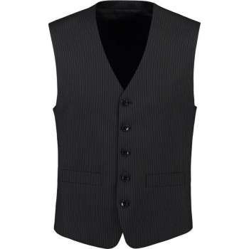 Tricorp Heren gilet - Corporate - 405004 - Zwart-Gestreept - maat 46