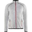 Blåkläder 4942-2117 Gebreid vest Grey melange/Red maat S